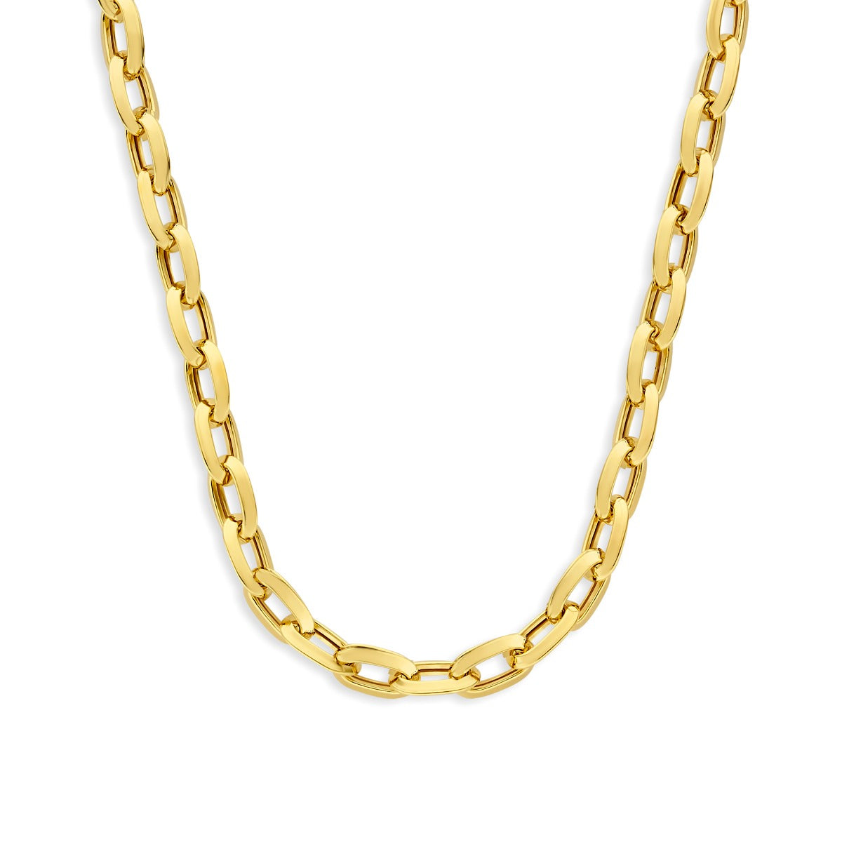 Parte Di Me Bibbiena Poppi Lucia 925 Sterling Silver Gold Plated Link Necklace PDM34102