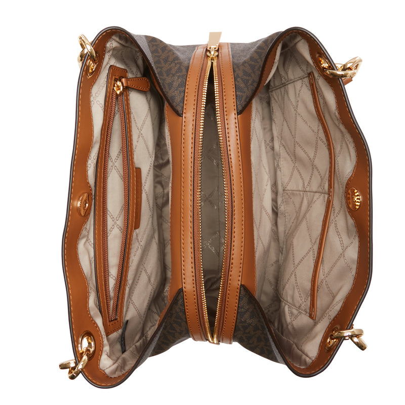 Michael Kors Kensington Schultertasche Braun 30F3G8KT7B-252-zoom-