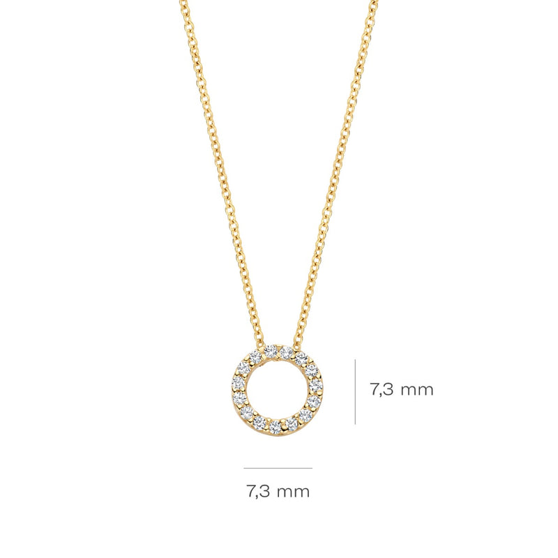 Blush 14 Karat Golden Necklace 3065YZI-zoom-