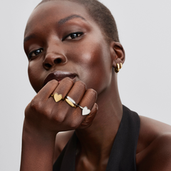 Pandora Moments Gold Plated Engravable Heart Ring 163988C00-52