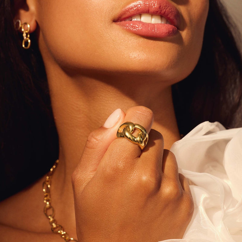 Parte Di Me Bibbiena Poppi Adriane 925 Sterling Silver Gold Plated Ring PDM33069-60-zoom-