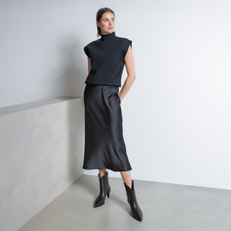 Isabel Bernard Vendôme Myrthe Schwarz Kalbsleder Lace-up Stiefel IB53008-01-36-zoom-