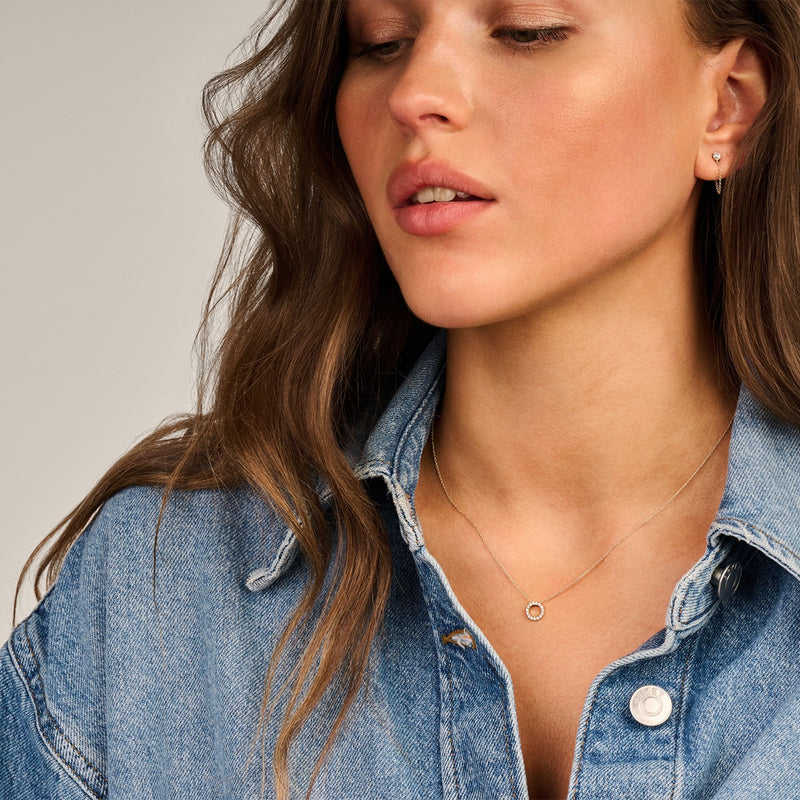 Blush 14 Karat Golden Ear Studs 7345YZI-zoom-