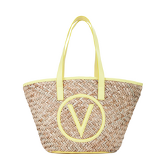 Valentino Bags Samuela Beige & Yellow Shopper VBG90O01NATUR/GIALLO