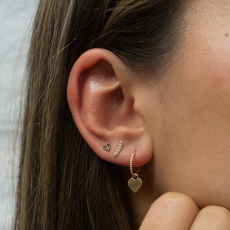 Jackie Gold damen Ohrknöpfe 585 Gold JKE23.012-zoom-