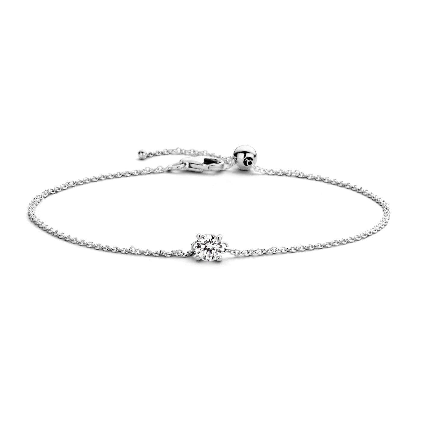 Blush 14 Karaat Witgouden Armband 2166WZI (Lengte: 18.00 cm)