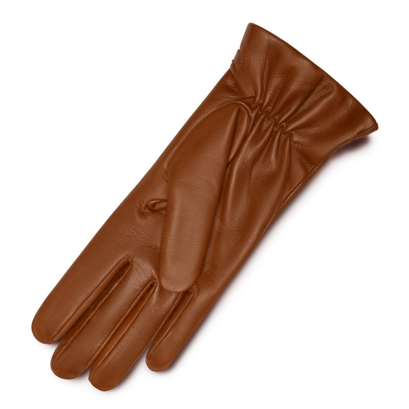 Isabel Bernard Honoré Marcelia Cognac Ziegenfell Leder Handschuhe IB67001-336-7-zoom-