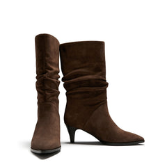 Isabel Bernard Vendôme Margot Brown Suede Boots IB54005-130-37