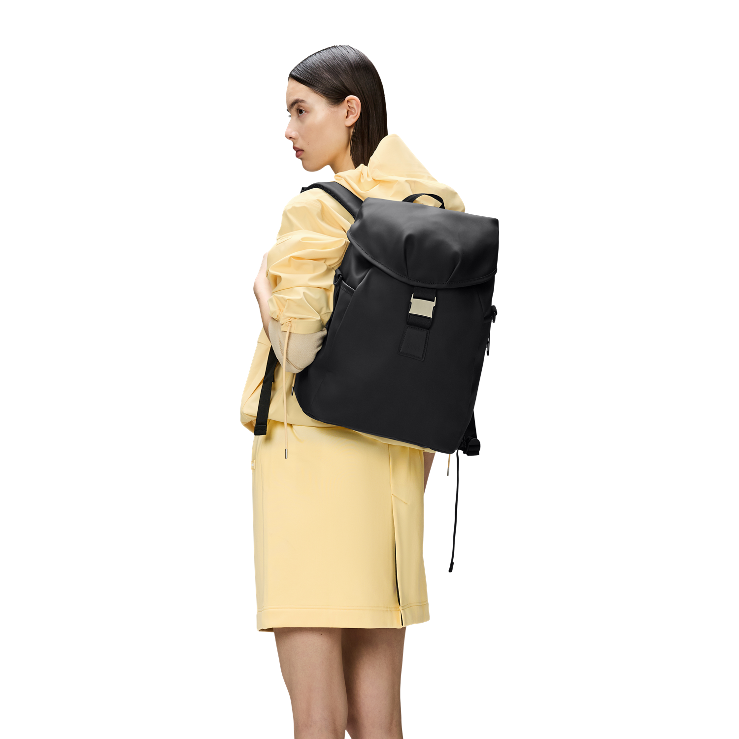 Rains Valera Black Bucket Backpack R14840-01