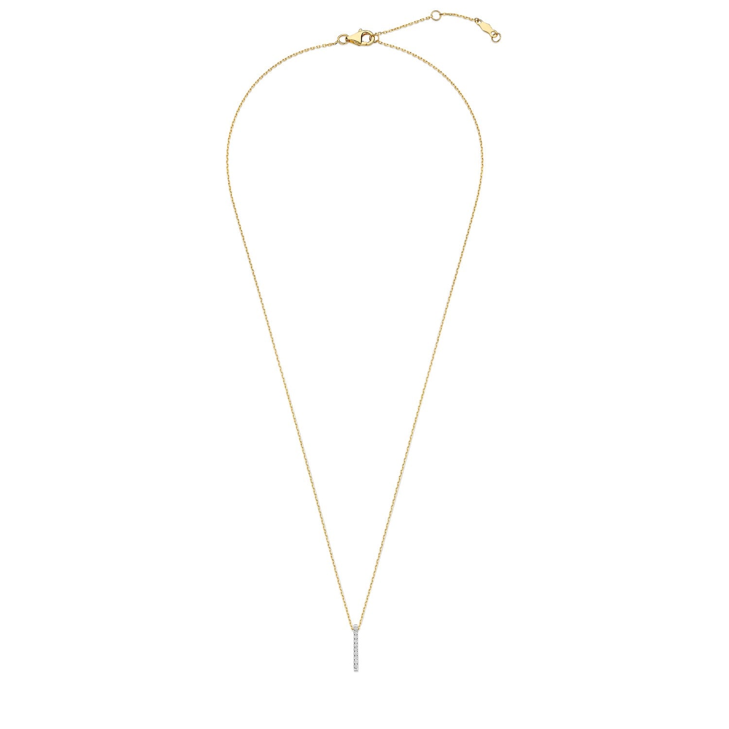 Isabel Bernard De la Paix Flavie 14 Karat gold necklace with diamond 0.06 carat IBD350032