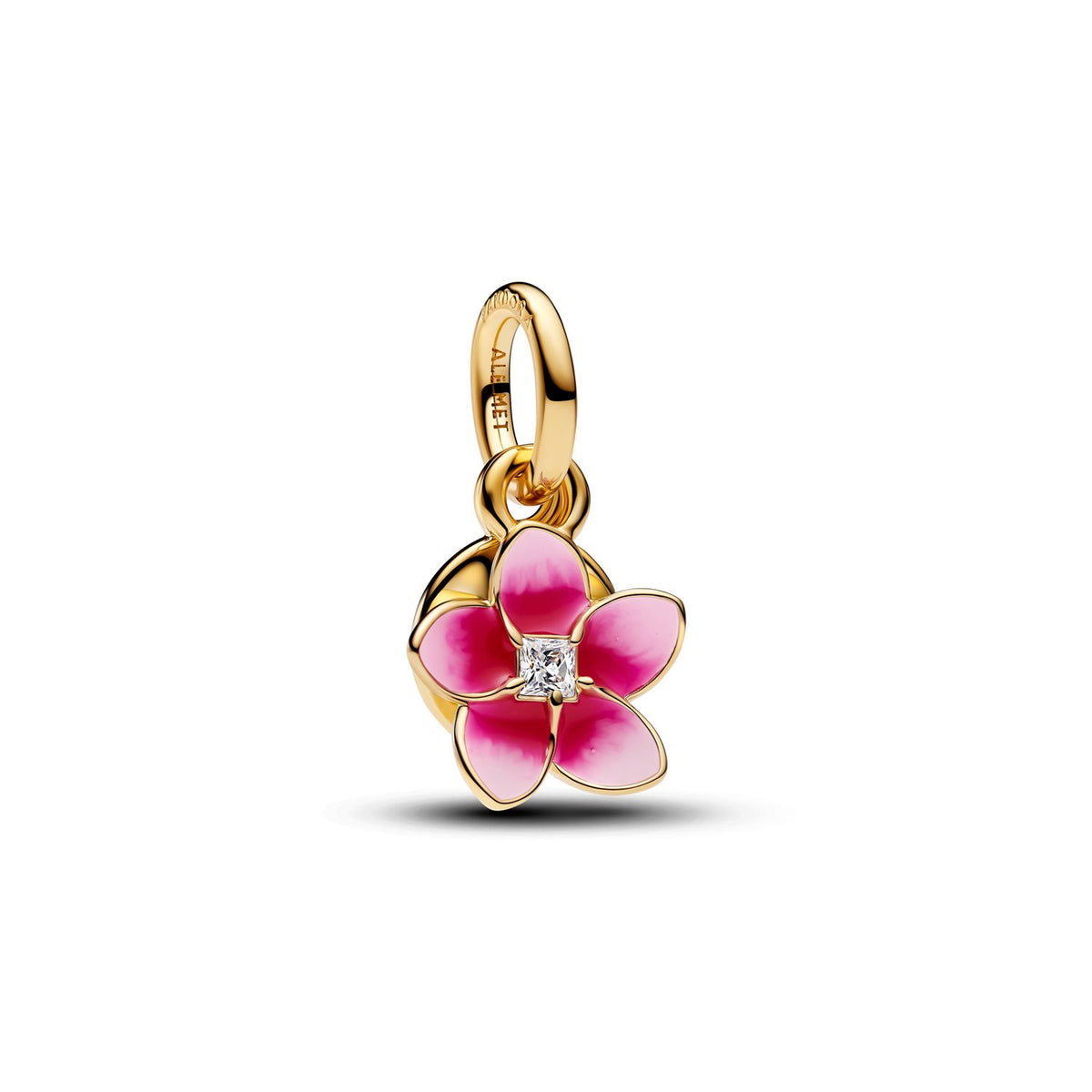 Pandora Disney Gold Plated Disney Moana Flower Dangle Charm 763845C01