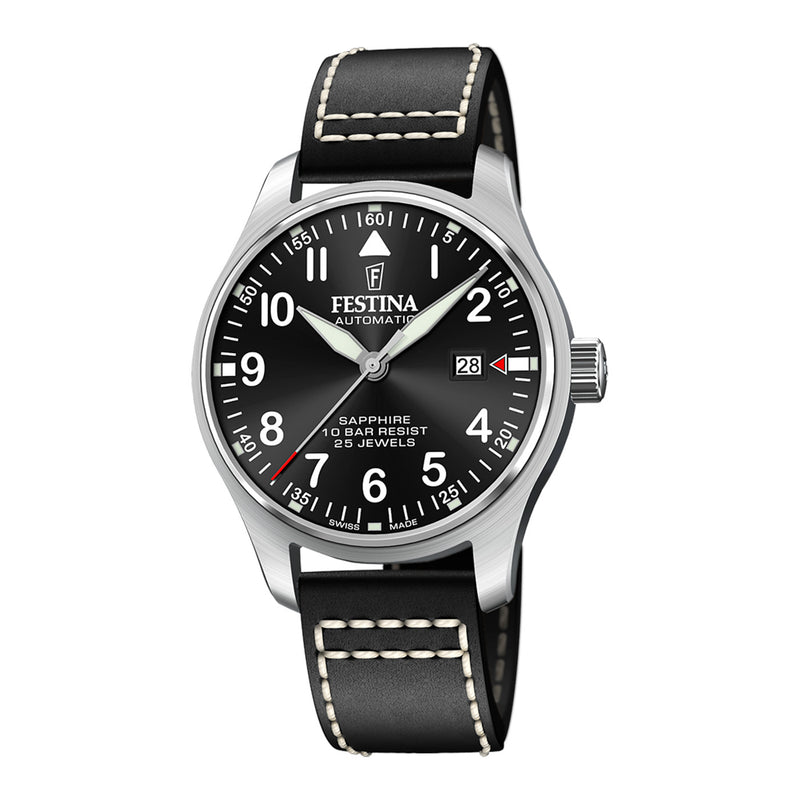Festina Swiss Made herren Uhr Schwarz F20151/4-zoom-