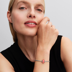 Pandora Moments 925 Sterling Silver Candy Murano Glass Charm 794252C01