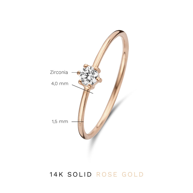 Isabel Bernard La Concorde Abelle 14 Karat | Roségold Ring IB330025-48-zoom-