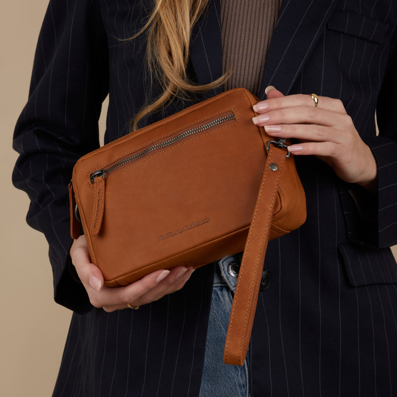 The Chesterfield Brand Tustin damen Umhängetasche Kognak C48.122231-zoom-