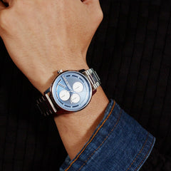 Hugo Boss HUGO #STAMP MULTI Blauw Heren Horloge 2002-HU1530386