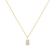 Ania Haie Sunny Sparkler Halskette Mit Goldfarbenem Pave Anhänger AH-N064-01G