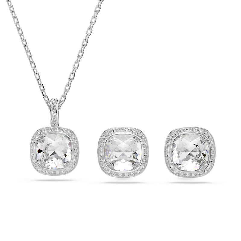 Swarovski Una Angelic Cushion Schmuckset in Silberoptik 5754343-zoom-