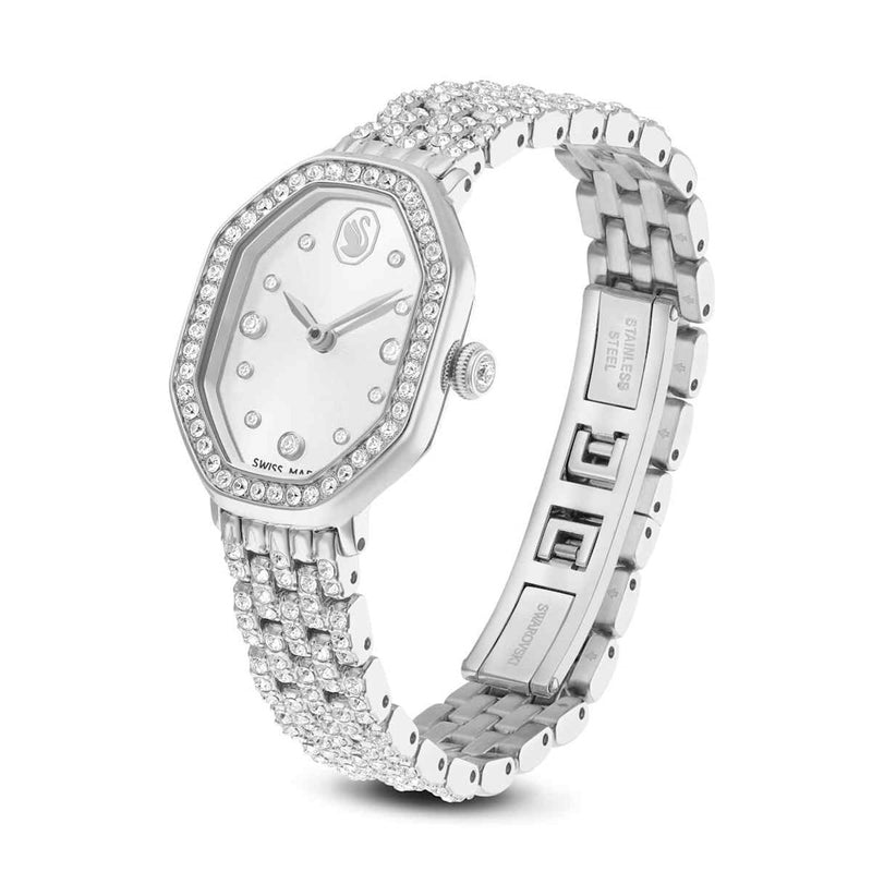 Swarovski Dextera Damenuhr aus silberfarbenem Edelstahl 5749451-zoom-