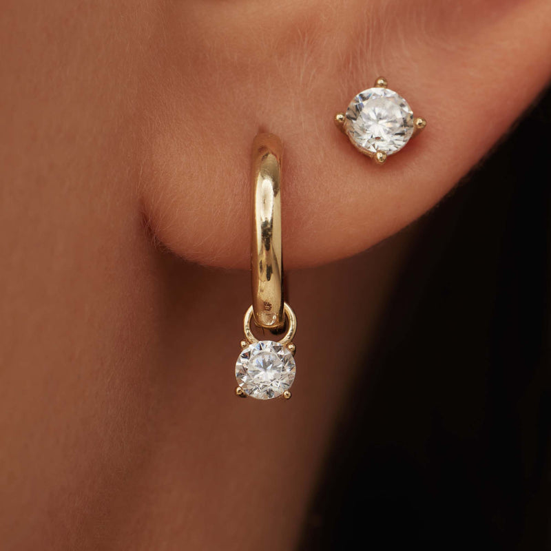 Isabel Bernard Le Marais Ophélie 14 Karat | Gold Reif-Ohrringe IB360157-zoom-