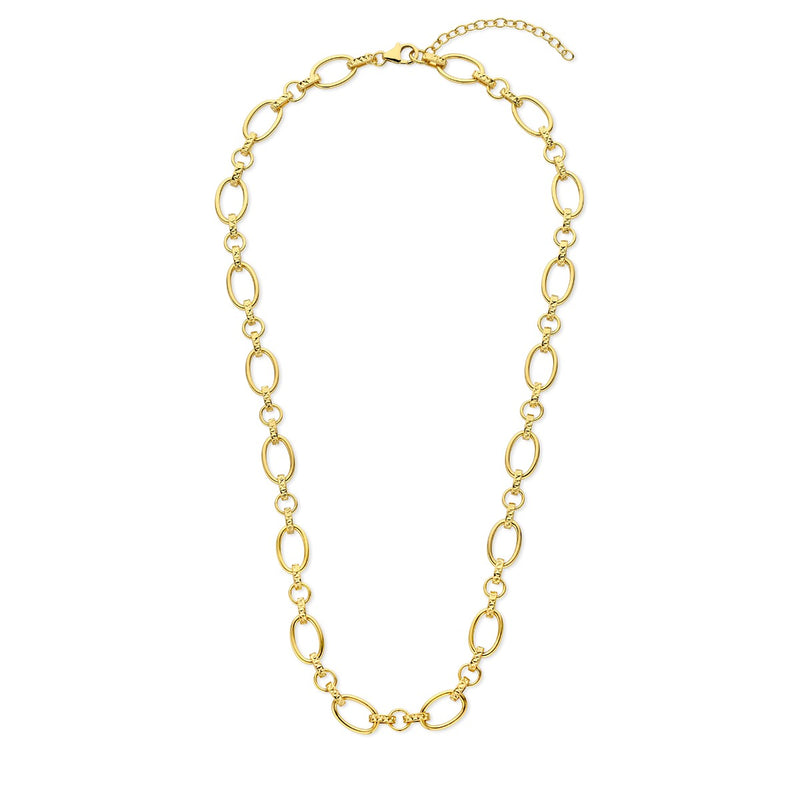 Parte Di Me Bibbiena Poppi Clara 925 Sterling Silber Vergoldete Link Kette PDM34106-zoom-