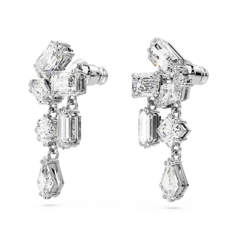 Swarovski Mesmera Silberfarbene Ohrknöpfe 5665825-zoom-