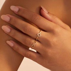 Beloro Jewels Monte Napoleone Leontina 9 carat gold Ring BO330004-54