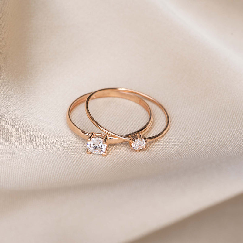 Isabel Bernard La Concorde Abelle 14 Karat | Roségold Ring IB330025-48-zoom-