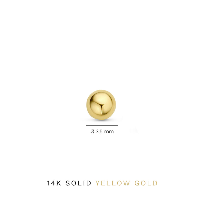 Isabel Bernard Le Marais Nadie 14 Karat | Gold Ohrstecker IB360035-zoom-