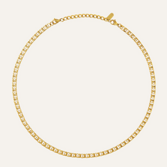 Mockberg Gold Plated Infinity Necklace MB0179