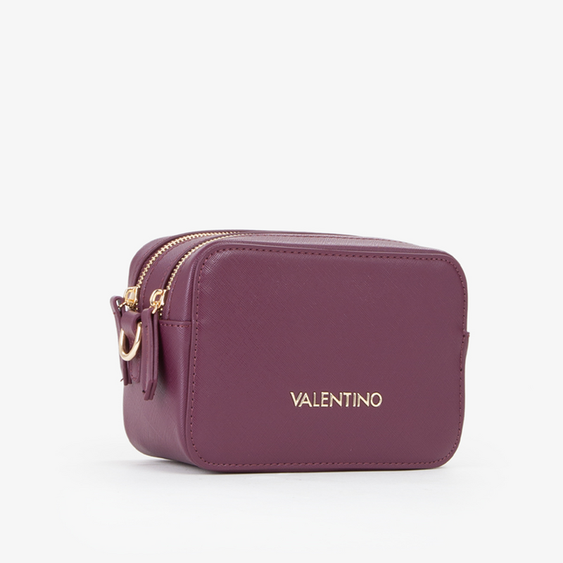 Valentino Bags Zero Re Bordeauxfarbene Umhängetasche VBS7B306PRUGNA-zoom-