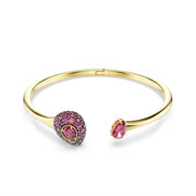 Swarovski Sublima Glam Armreif in Goldoptik mit roten Akzenten 5752896