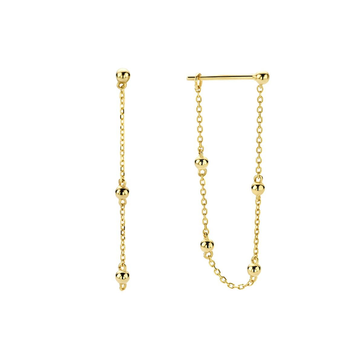 Jackie Gold 14 karat gold Ear Stud JKE22.261
