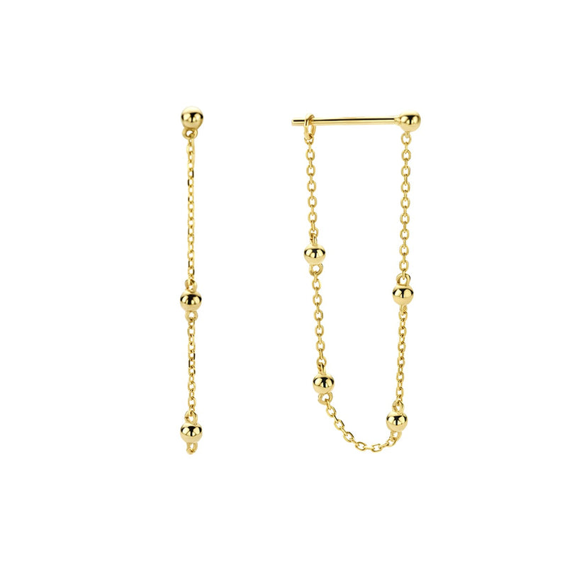 Jackie Gold damen Ohrknöpfe 585 Gold JKE22.261-zoom-