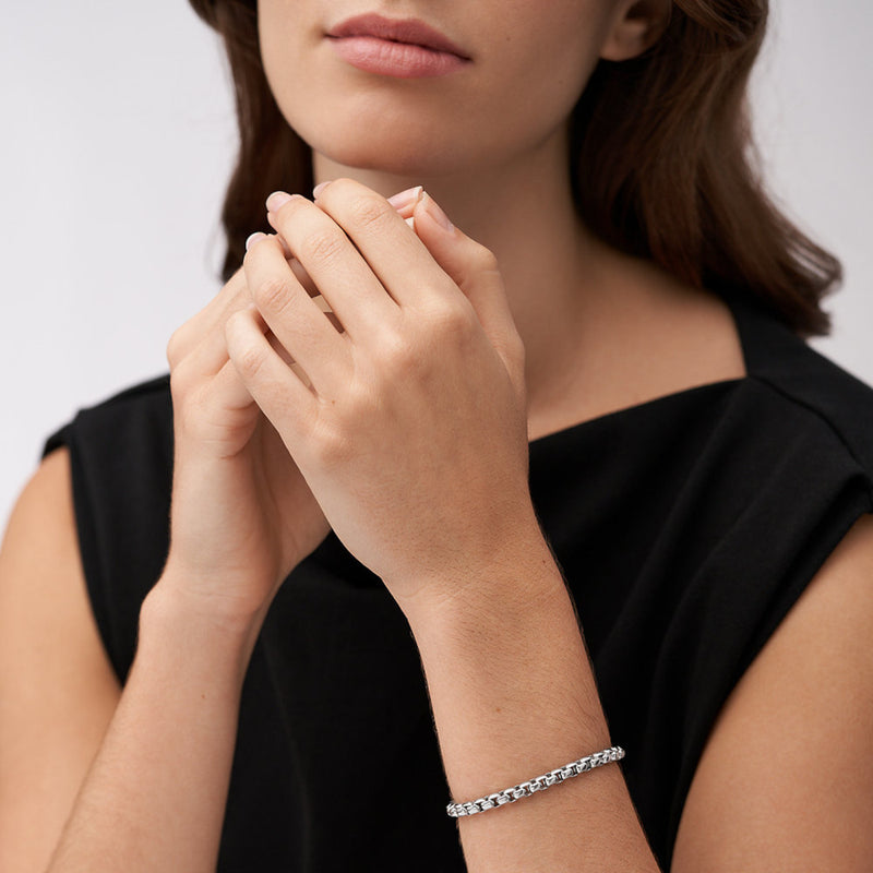 Fossil Silberfarbene Armband JF04562040-zoom-