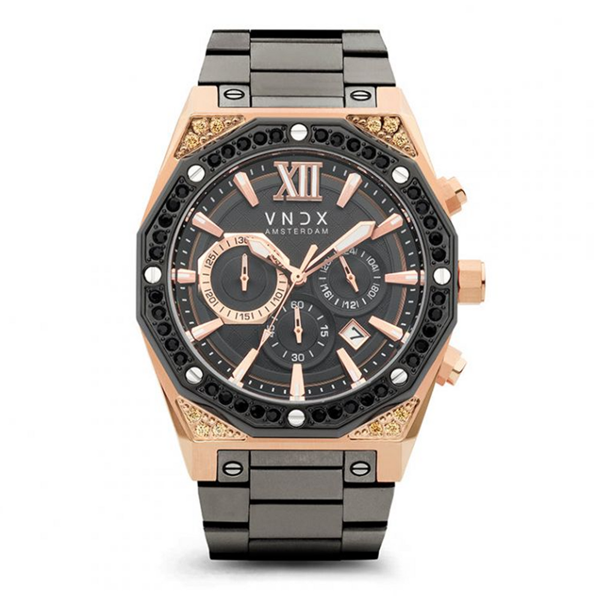 VNDX Wise Man Stones Men's Watch 2003-MR11880-16