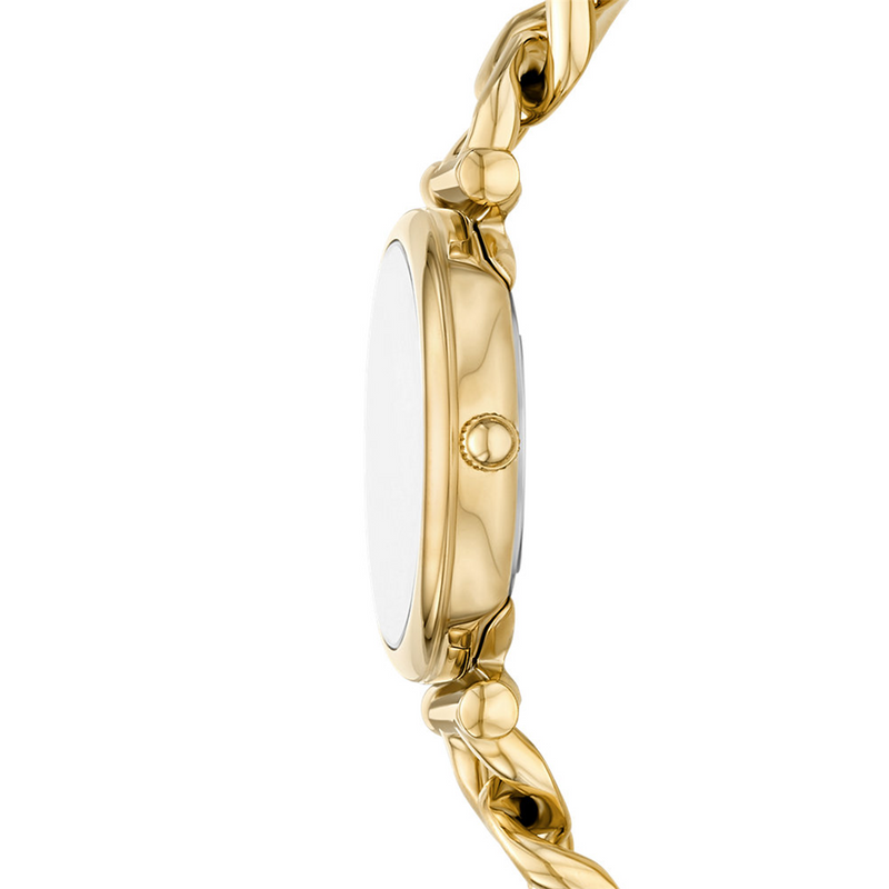 Fossil Carlie Damenuhr Aus Gold Und Schwarzen Perlen ES5416-zoom-