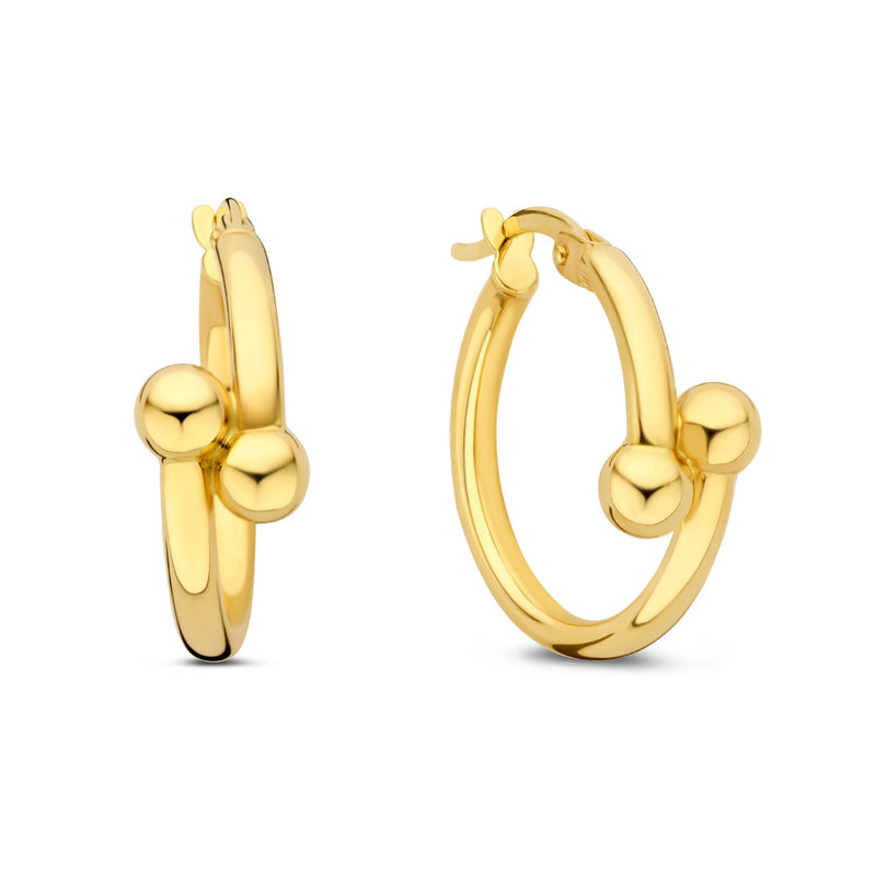 Isabel Bernard Cadeau d'Isabel 14 Karat Gold Armband, Armreif und Creolen Geschenkset IB90179-zoom-