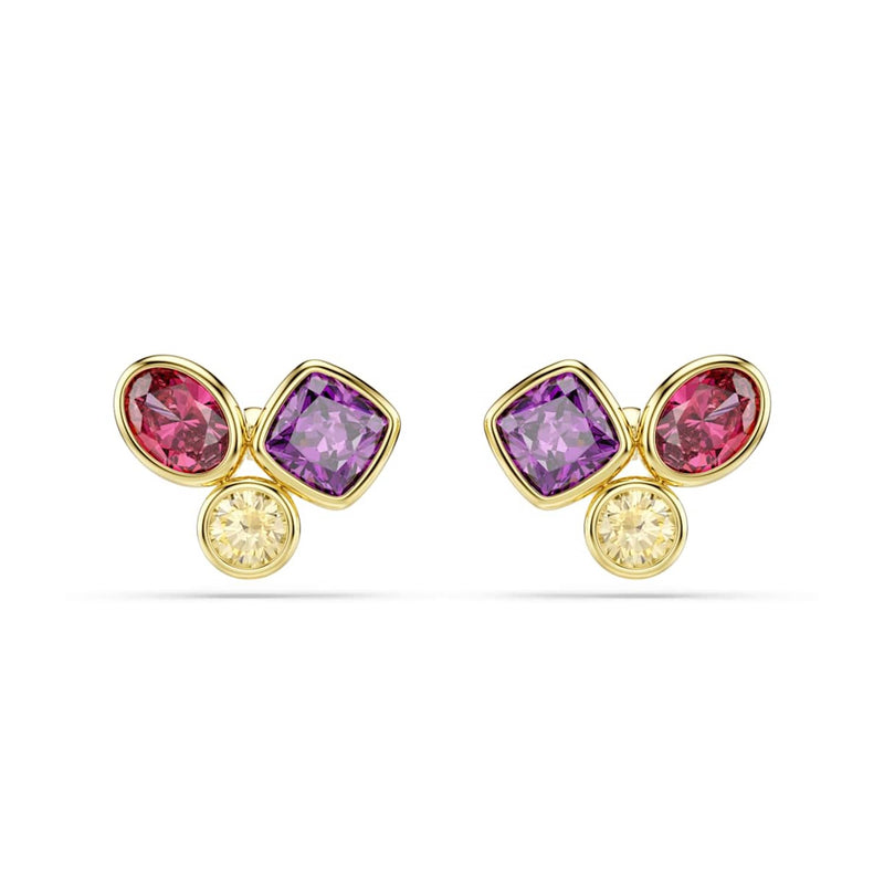 Swarovski Imber Organic Goldfarbene, mehrfarbige Ohrstecker 5760019-zoom-