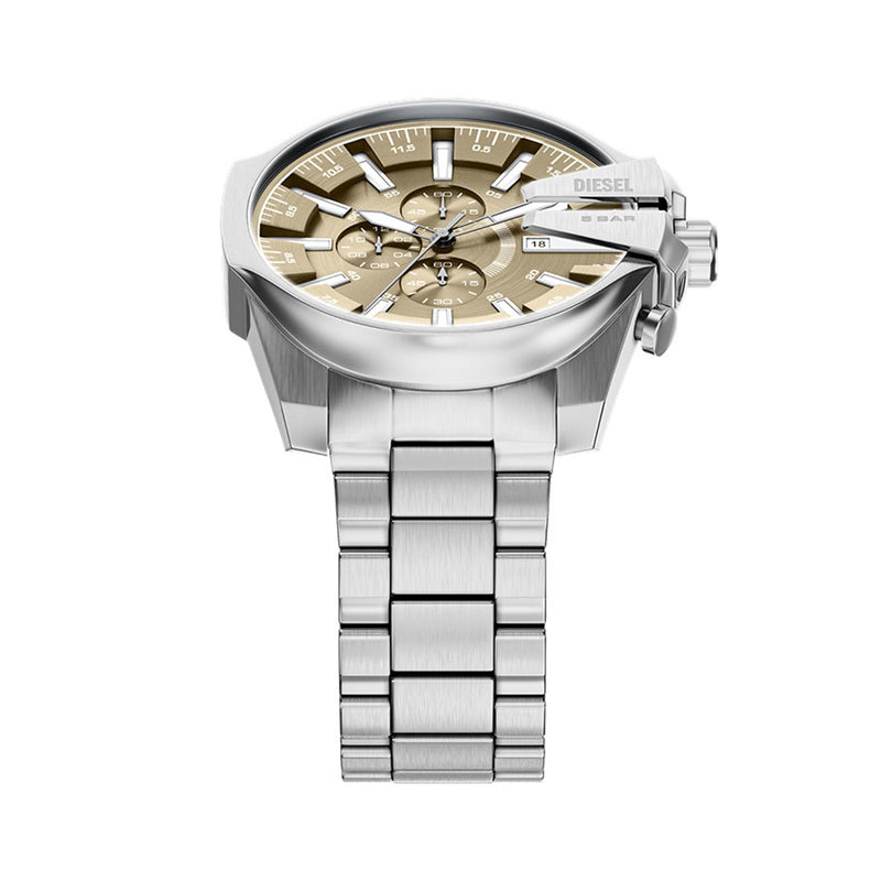 Diesel Mega Chief Slim Round Gold Dial Watch DZ4702-zoom-