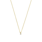 Isabel Bernard De la Paix Céline 14 Karat | Gold Halskette | Diamant 0.05 Karat | IBD350001
