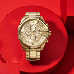 Diesel Mega Chief Gold Watch DZ4360