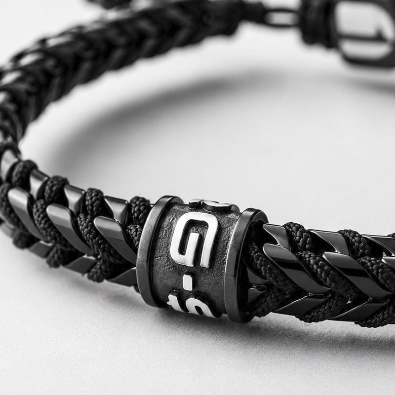 G-Star DualShield Schwarzes Nylonarmband GSJ.108.02-zoom-