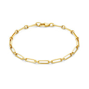 Isabel Bernard Aidee Royale 14 Karat Gold Link Halskette IB320140