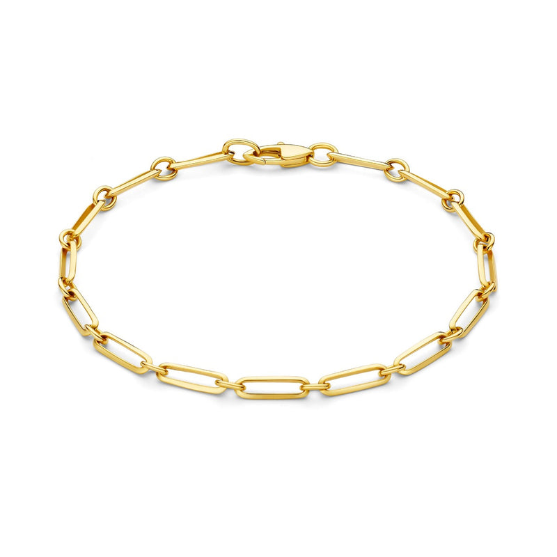 Isabel Bernard Aidee Royale 14 Karat Gold Link Halskette IB320140-zoom-