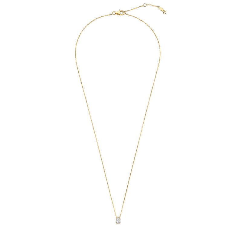Isabel Bernard De la Paix Eloise 14 karat gold necklace with diamond 0.15 carat IBD350026-zoom-