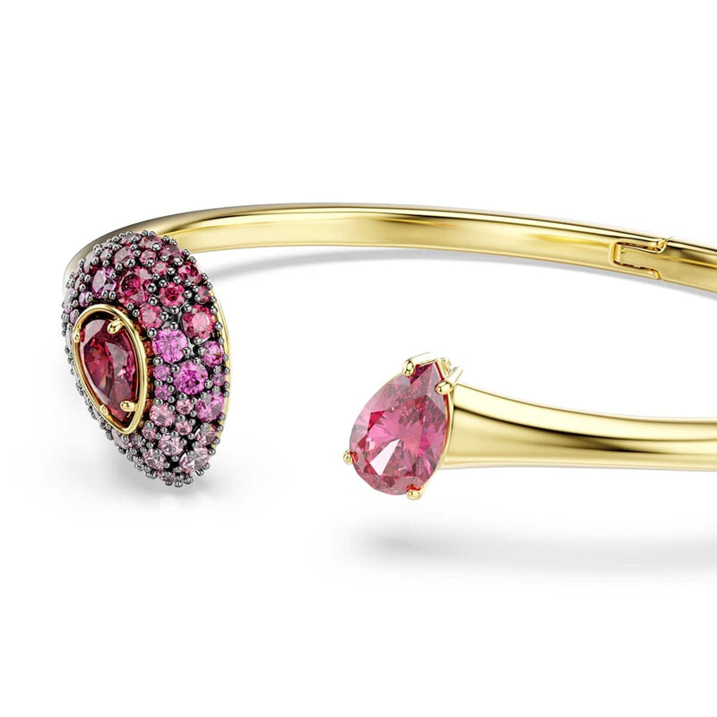 Swarovski Sublima Glam Armreif in Goldoptik mit roten Akzenten 5752896-zoom-