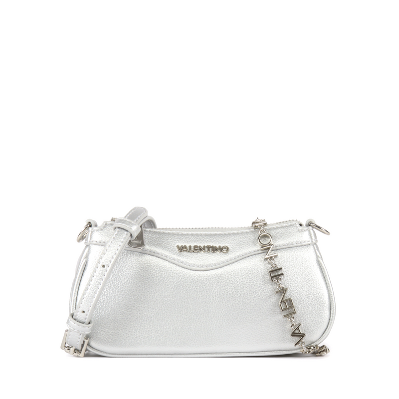 Valentino Bags Elly Silver Crossbody bag VBS9IP13ARGENTO-zoom-