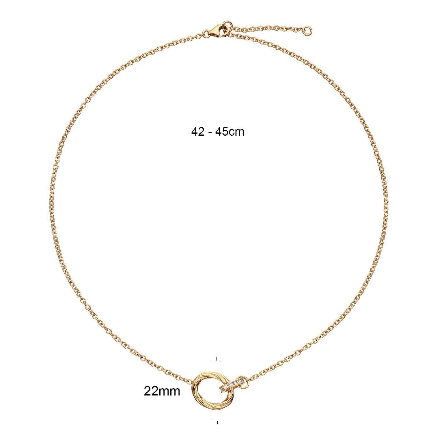 GLOW 925 Sterling Silver Necklace 2002-102_8684_45