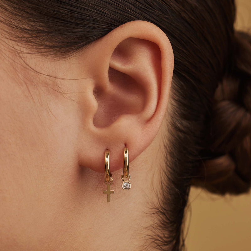 Isabel Bernard Rivoli Aélys 14 Karat | Gold Reif-Ohrringe IB360156-zoom-